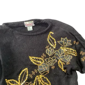 Vintage Hollywood & Vone Sweater Black thumbnail 4