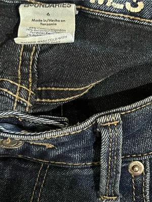 No Boundaries Women’s Flare Jeans Size 6‎ Dark Wash Stretch Denim Y2K thumbnail 4