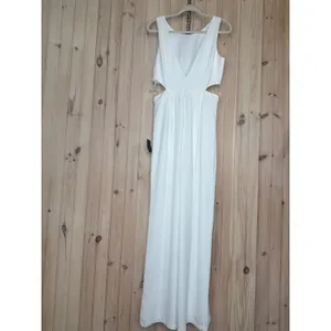 Lulus Moments to Remember White Sleeveless Wide-Leg Cutout Jumpsuit Party Medium thumbnail 7