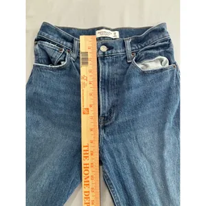 Abercrombie & Fitch The 70s Vintage‎ Flare Ultra High Rise Jeans Blue 26 Short thumbnail 5