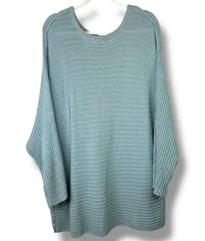 Free People Beach Swaying Palm Imogene Knit Oversized Lounge Sweater Medium thumbnail 6
