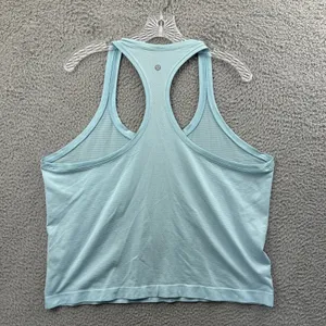 Lululemon‎ Swiftly Tech Racerback Tank Top 2.0 Race Length Cyan Blue Women's 14 thumbnail 2