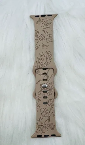 New Tan Khaki Watch Band For Apple Watch Series 38mm / 40mm / 41mm thumbnail 2