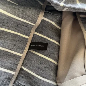 Theory Size 12 Wide Leg Belted Trousers Stripe Wither Linen Belt Pant Fl_ thumbnail 5