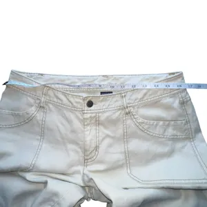 Patagonia Women Size‎ 8 Beige Hemp Blend Straight Leg Pants Pockets Mid Rise thumbnail 4