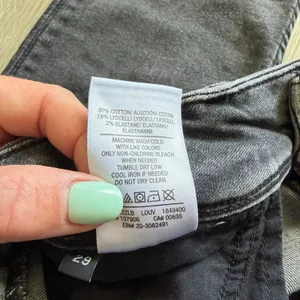 Hudson Collin Skinny Denim Jean's Women's 29 Black thumbnail 9