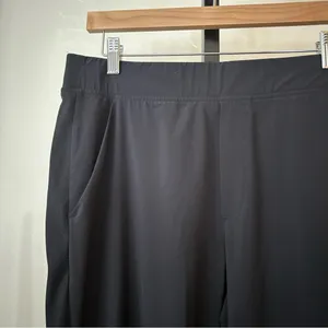 Athleta Brooklyn Ankle Pants Black Athleisure Travel Athletic Size‎ 12 thumbnail 3
