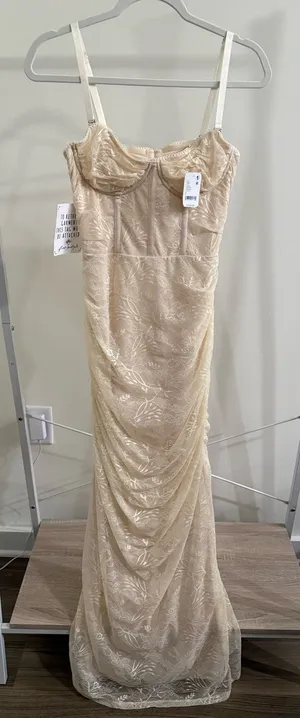 Free People Hansen and Gretel Campari Lace Maxi Dress thumbnail 1
