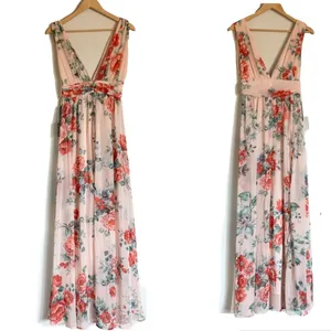 Lulu’s Garden Meandering Maxi Dress Blush Floral NEW WITH TAGS Small thumbnail 10