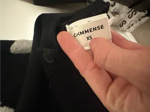 Commense floral button front cardigan black white thumbnail 4
