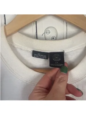 The National Gallery x Urban Outfitters Crewneck Sweatshirt White Size S thumbnail 5