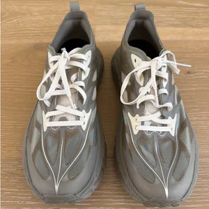 HOKA One One Trail Sneakers Mofate Speed 4 Lite Size US7.5 Sage Gray Cream thumbnail 3