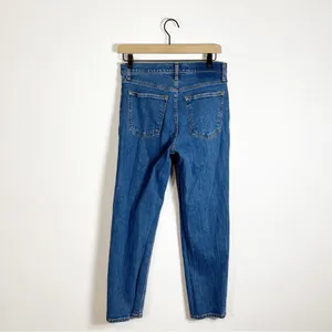 Abercrombie The Mom High Rise Medium Wash Blue Jeans Denim Size 28/6 thumbnail 6