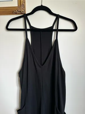 Wild Fable Sleeveless Jumpsuit Black Womens Medium thumbnail 2