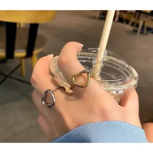 Boutique NEW Women's 14k Gold Plated .925 Twist Band‎ Ring, Adjustable thumbnail 6