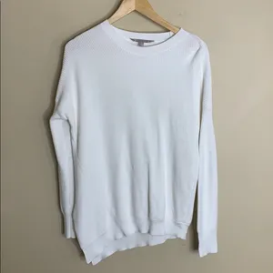 Athleta off white‎ crew neck sweater thumbnail 3