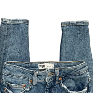 Zara Women Jeans 2 Blue Skinny Leg Mid Rise Minimalistic Sustainable Casual‎ Y2K thumbnail 8