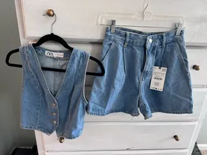 Zara Jean Vest and Shorts Set thumbnail 2