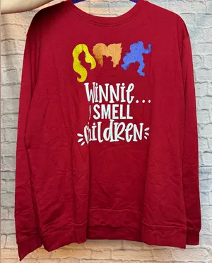 Red Women’s Shirt with Fun Graphic thumbnail 1