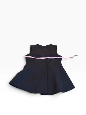 COMMENSE black peplum vest Size M thumbnail 2
