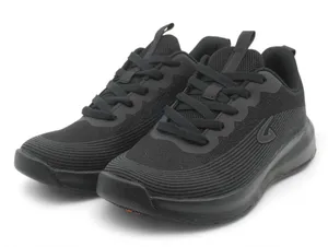 Fabco Women`s Athletic Flex Non-Slip Black Sneakers size 10 thumbnail 1