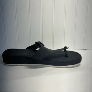 Black Platform Wedge Sandals Women’s Size 8 everyday lounge pool summer spring thumbnail 8