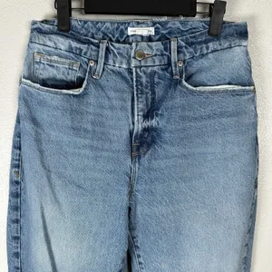 Good American Good Legs Cigarette Jeans Womens 8/29 Split Hem Blue Medium‎ Wash thumbnail 2