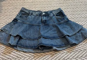 Windsor Ruffle Jean skirt thumbnail 1