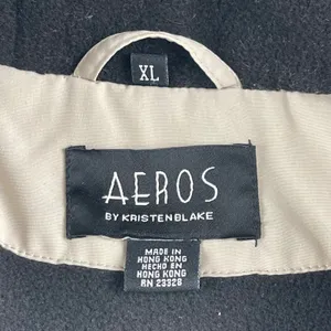 Aeros‎ by Kristen Blake Womens XL Beige Quilted Hooded Zip Jacket Coat I72922 thumbnail 5
