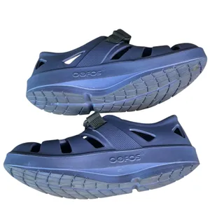 OOFOS OOahh Sport Flex Recovery Shoes Womens 8 Mens 6 Blue Clogs Adjustable thumbnail 5