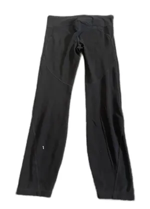 GapFit black athletic leggings feature specialized curved compression seams M thumbnail 1