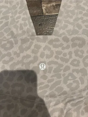 lululemon athletica Light Pink Leopard Print Leggings thumbnail 2