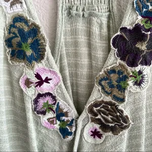 Free People Frida Embroidered Faux-Wrap Tank Small thumbnail 5