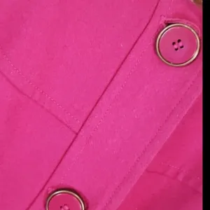 Anthropologie Tulle raspberry pink pea coat NWOT thumbnail 3