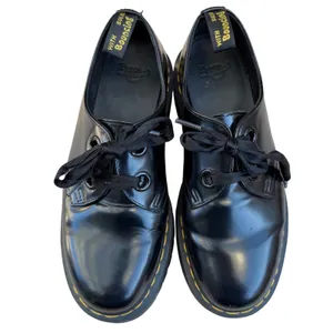 Dr Martens Holly Platform Oxford Shoes‎ Black Patent Leather Chunky Womens US 10 thumbnail 3