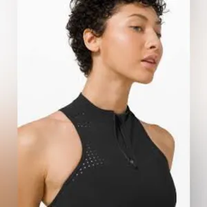 Lululemon Athletica Black High-Neck Sports BraA0325 thumbnail 3