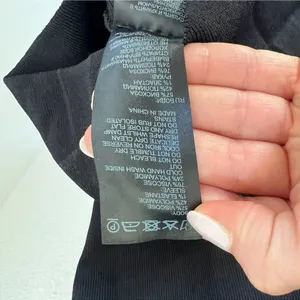 REISS Lila Sleeveless Zip Neck Top in Black thumbnail 8
