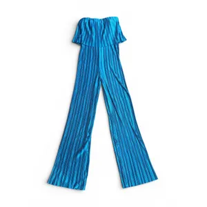 NWT Amanda Uprichard Collina Jumpsuit‎ Maui Pleated Strapless XS thumbnail 4