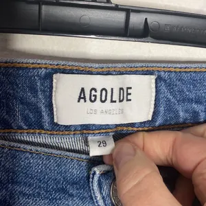 Agolde Nico High Rise Slim Fit Jeans distressed in Cycle wash size 29 thumbnail 9