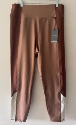 NEW!!‎ Abercrombie & Fitch YPB Curve Love 7/8 Length Colorblock Leggings thumbnail 1