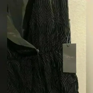NWT REVOLVE Line &‎ Dot V-neck 100% silk black mini dress thumbnail 4
