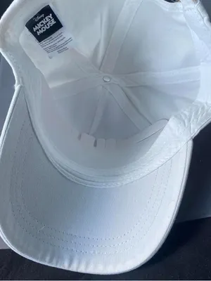 New With Tag Disney White and Black Mickey Mouse  Cap thumbnail 3
