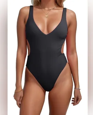 Sexy Black Women's Swimsuit thumbnail 1