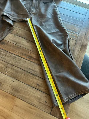Free People We the Free Misha Barrel Vegan Brown Pants 28 thumbnail 14