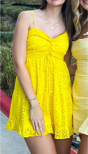 Francesca's Dress Yellow thumbnail 1