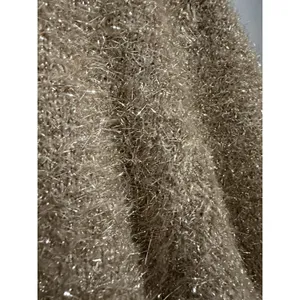 Anthropologie Maeve Violetta SS Tinsel‎ Sweater Honey Women's Size Medium thumbnail 9
