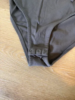 Cotton On Grey Lace Up Bodysuit thumbnail 2