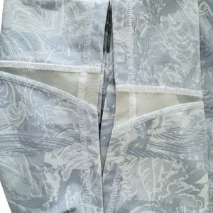 Size 8 Lululemon Train Times Short 6" Inseam Eternal Wave White / White thumbnail 10
