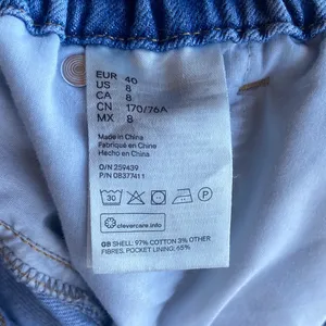 H&M Light Blue High Waist Women's Shorts thumbnail 4