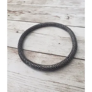 Vintage Bracelet / Bangle Metallic Dark Gray thumbnail 2